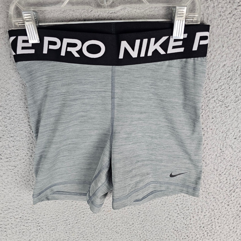 Nike Shorts Womens Medium Gray Nike Pro Dri-FIT Compression Athletic 3" Inseam